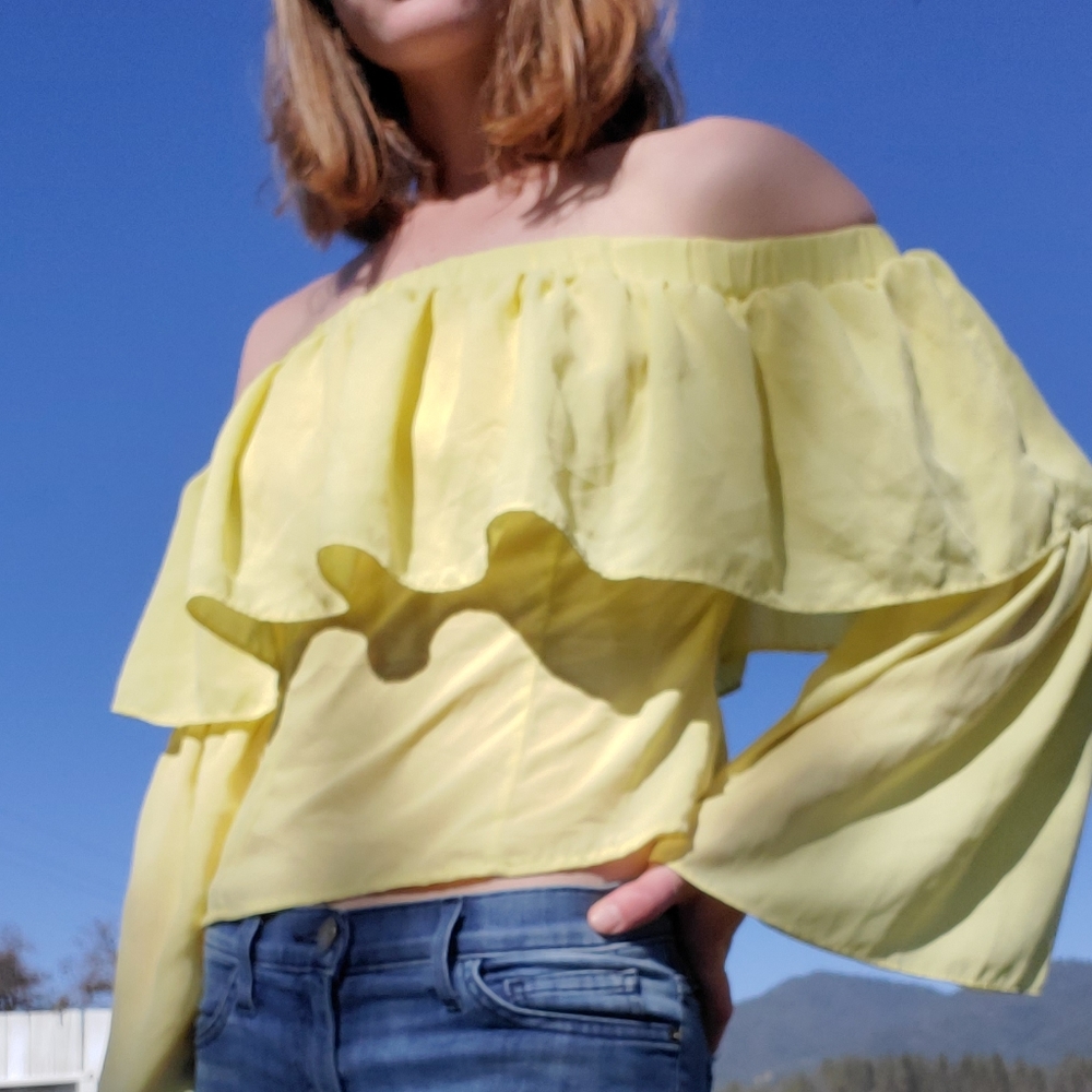 Off the shoulder blouse